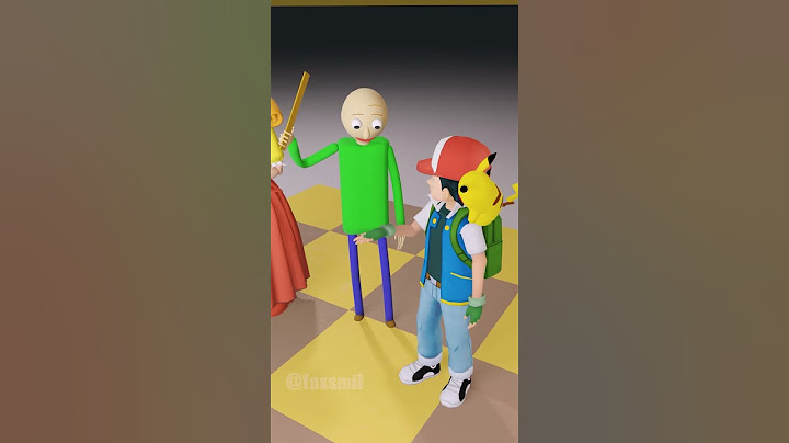 Pikachu & Baldi's Basics X Miss Delight 2 (Who's that Pokémon? 49) #pokemon  #memes