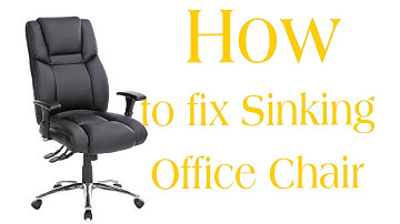 Fix Sinking Ergonomic/ Office Chair Simple and Easy 2020 Method.