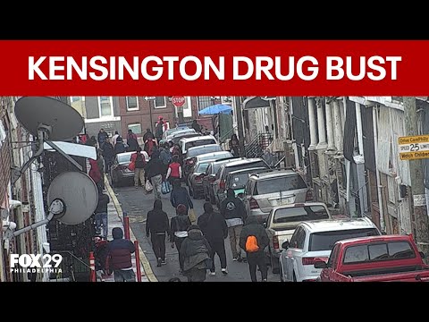 FBI, Philadelphia police hold gang, drug trafficking bust in Kensington