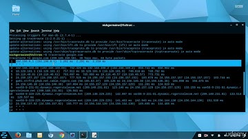 (81) Using traceroute to track the servers a request passes through
