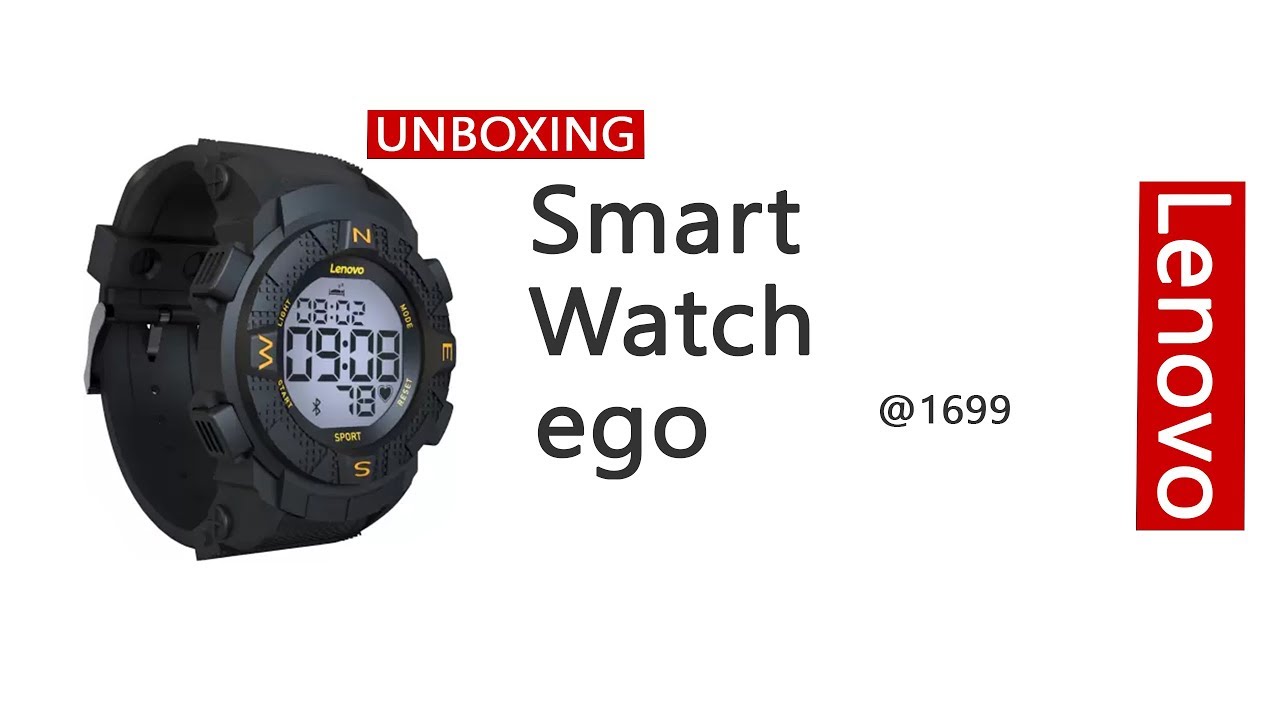 LENOVO SMART WATCH UNBOXING YouTube