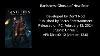 (Linux) Old PCs vs Banishers: Ghosts of New Eden (optimized UE5?)