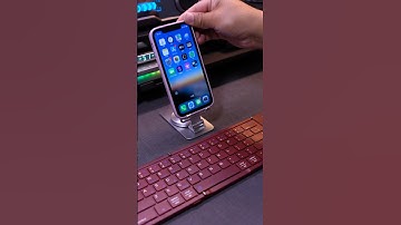 Have you ever seen a foldable keyboard like this, It is suitable for both mobile phones and tablets