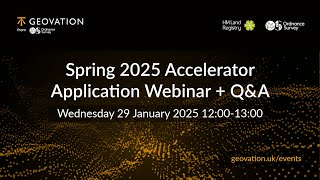 Spring 2025 Accelerator Application Webinar + Q&A