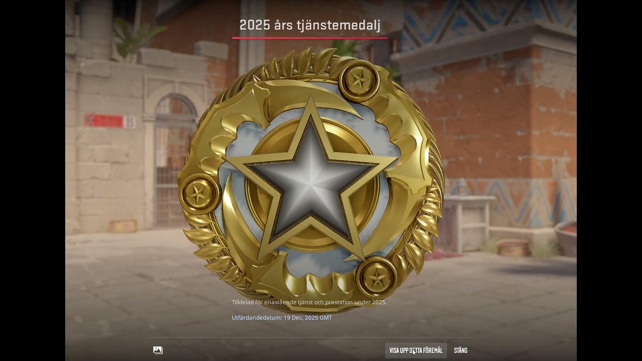 CS2   Service Medal 2025