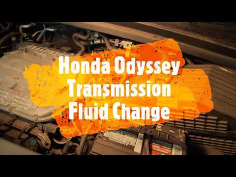 2005-2010 Honda Odyssey Transmission Fluid Change - YouTube