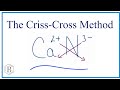 Mastering Ionic Compounds Through The Criss-Cross Method