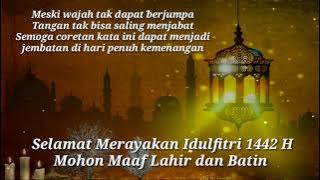 UCAPAN HARI RAYA IDUL FITRI 2021 BUAT STORY WHATSAPP, INSTAGRAM DAN FACEBOOK TERBARU