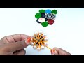 Hand Embroidery Button Flower Design Trick - Super Easy Flower Making Idea - Sewing Hack