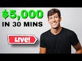 Watch Me Day Trade Live & Profit $5,000 | Ricky Gutierrez