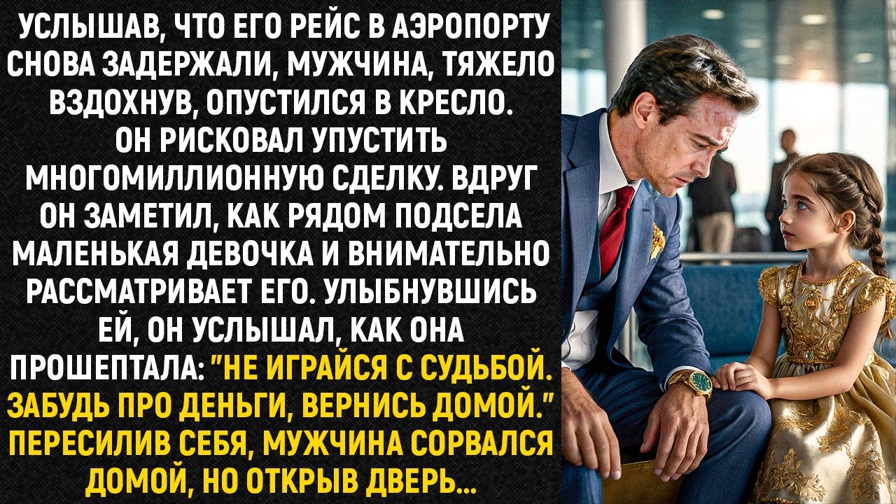 Услышав, что его рейс в аэропорту снова задержали, мужчина, тяжело вздохнув, опустился в кресло...