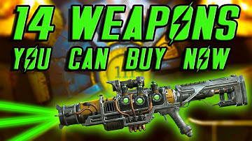 Fallout 4 - ALL Unique Weapons You Can Buy RIGHT NOW!