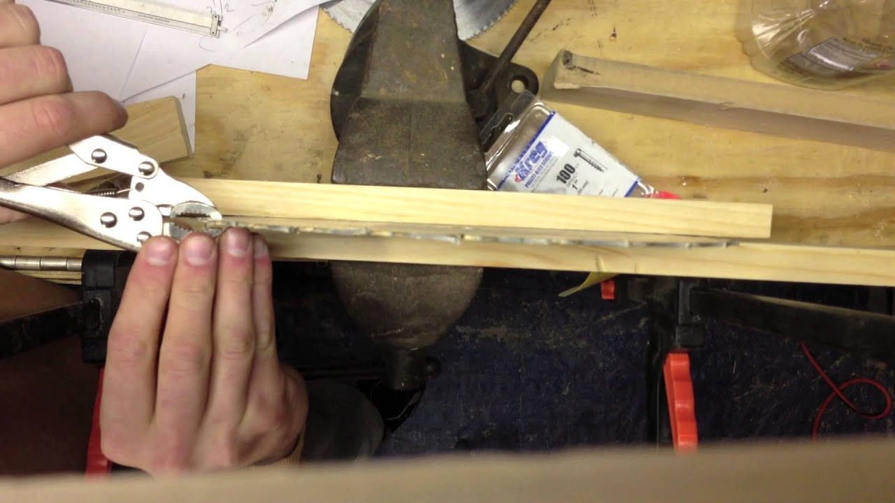 How to make tracks for a wooden sliding door - YouTube
