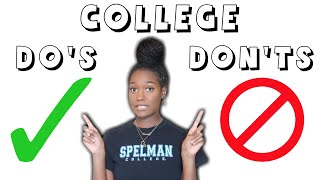 DO&#39;S and DON&#39;TS for Incoming College Students! | Freshman College Advice