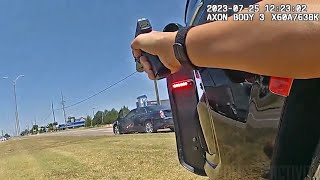 Bodycam Video Shows The Shootout Between Cedar Hill Police and a Man Suspected of Shooting a Doctor