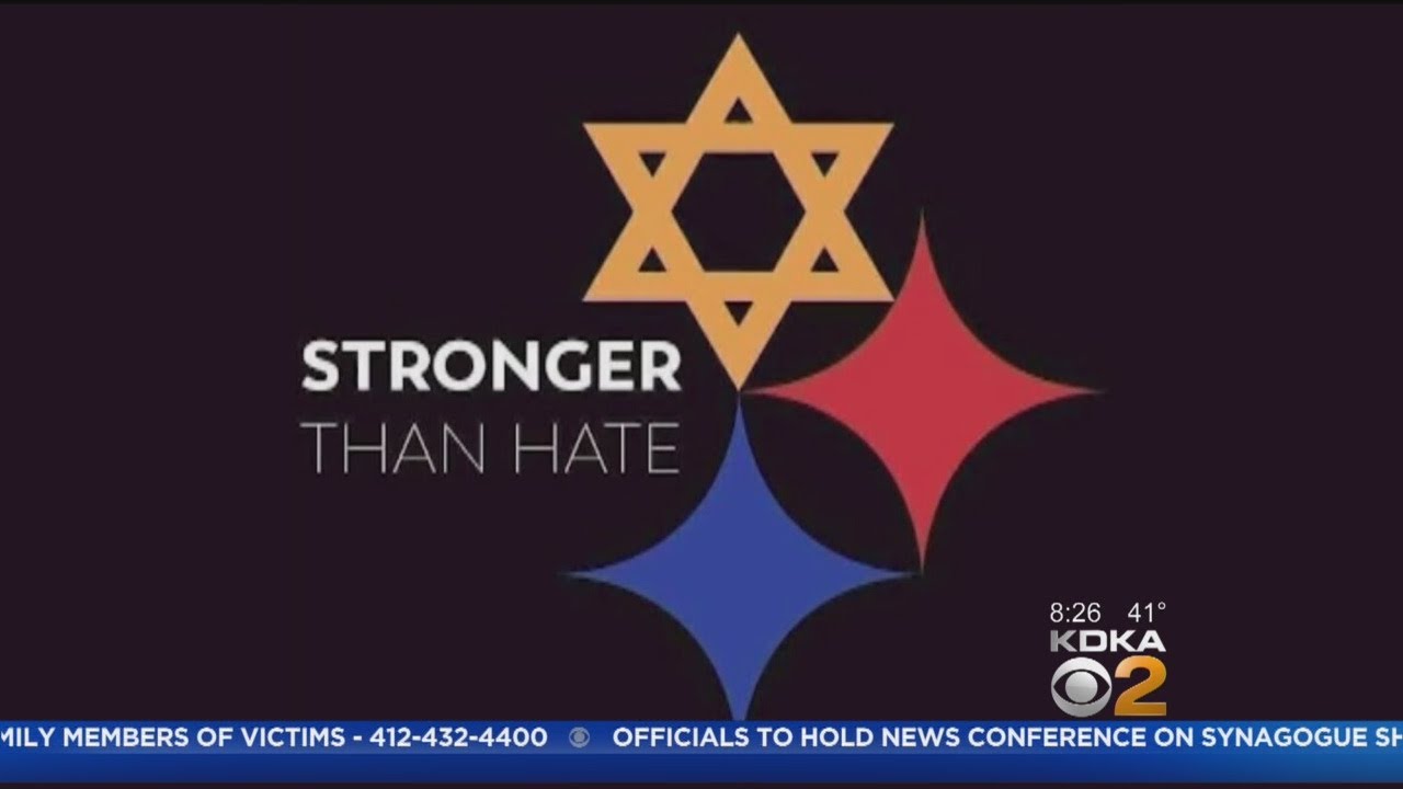 Rendition Of Pittsburgh Steelers Logo Sends Message 'Stronger Than Hate ...
