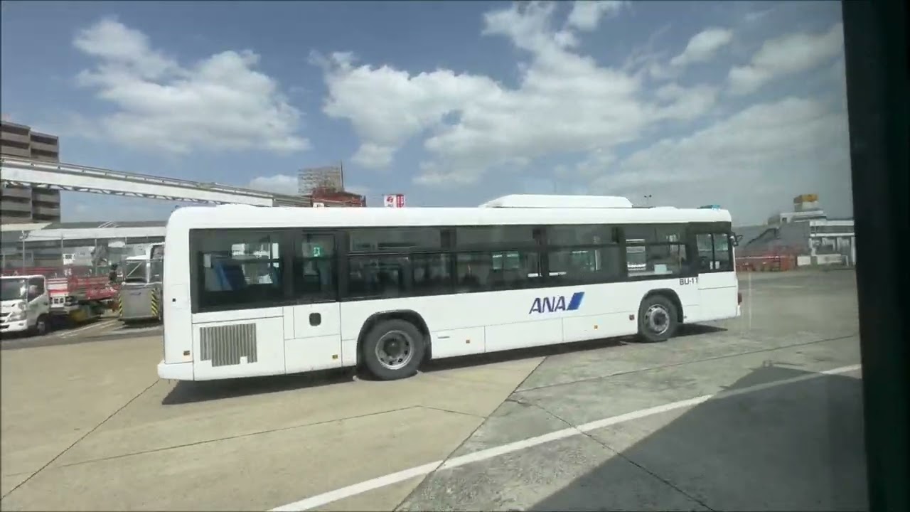 大阪空港 ANAのランプバス ANA ramp bus, Osaka International Airport