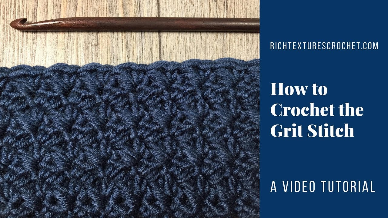 Grit Stitch How to Crochet YouTube