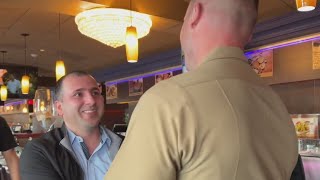 Marine has emotional reunion with Afghan interpreter, wife he helped escape Kabul