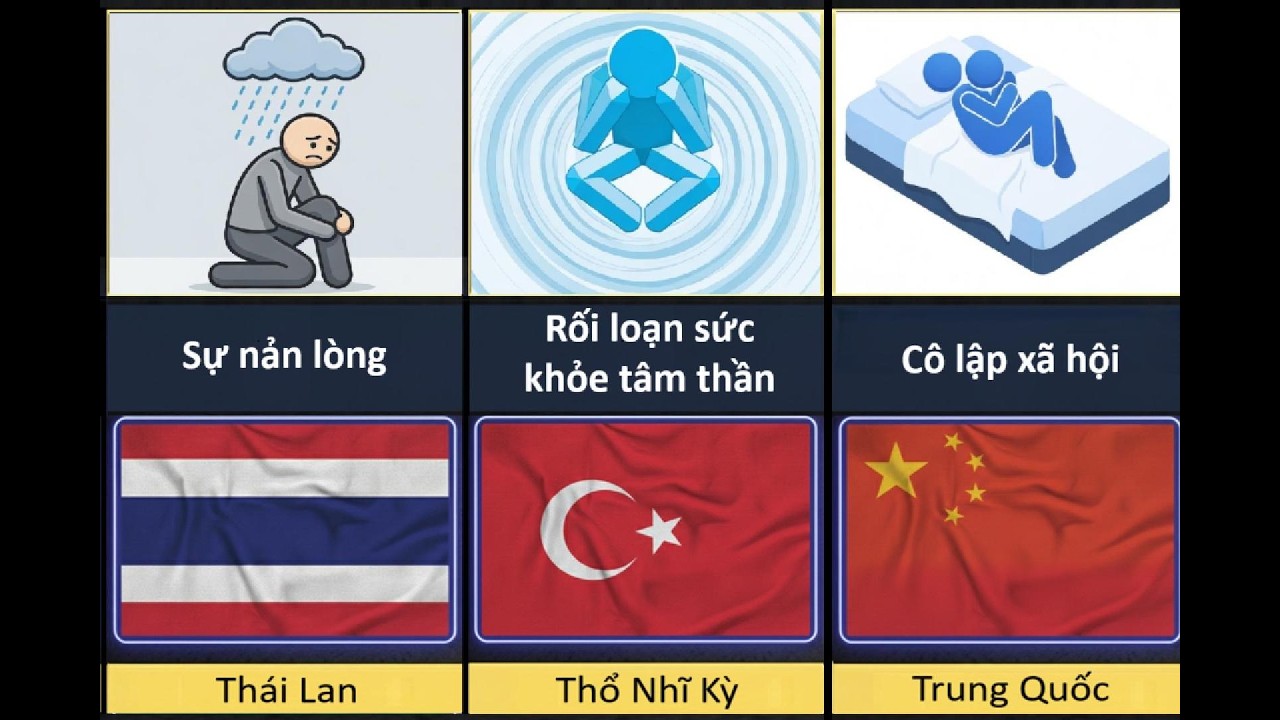 Mỗi Quốc Gia Đều Có Một 'Nỗi Đau' Riêng: So Sánh Nguyên Nhân Tự Tử 🌍💔