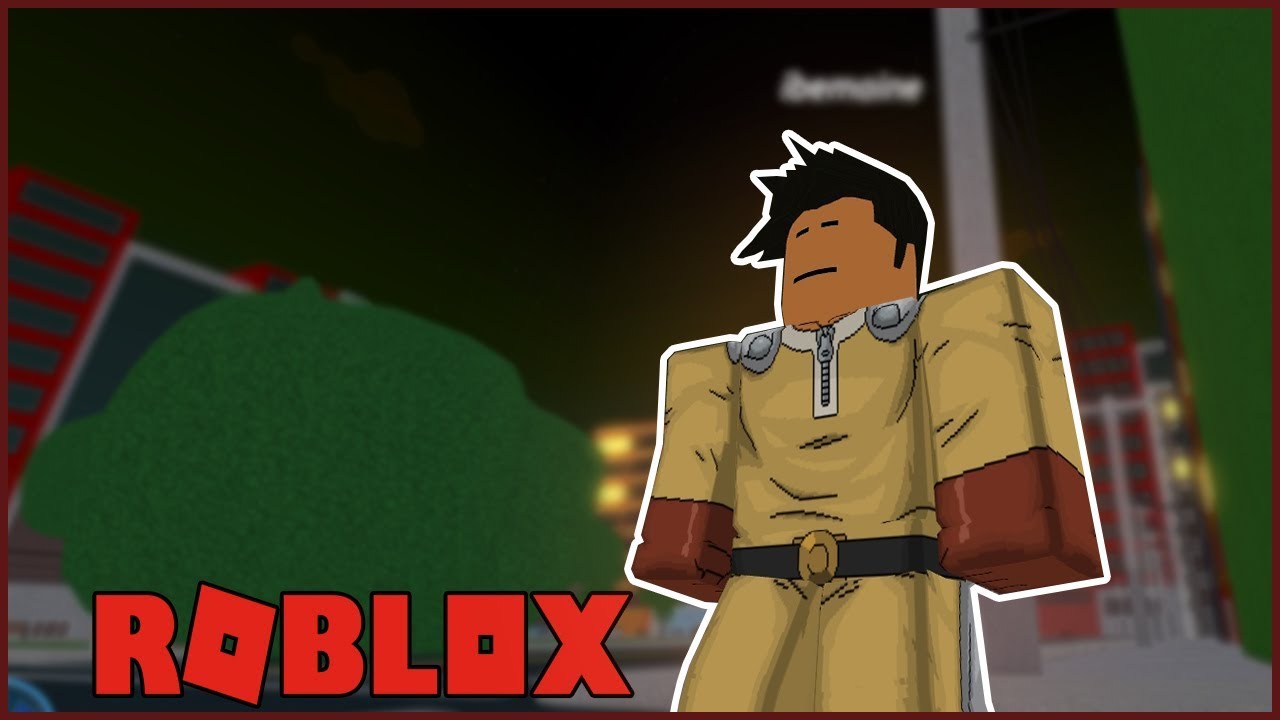 One Punch Man Plays Blox No Hero Academia In Roblox Ibemaine - 
