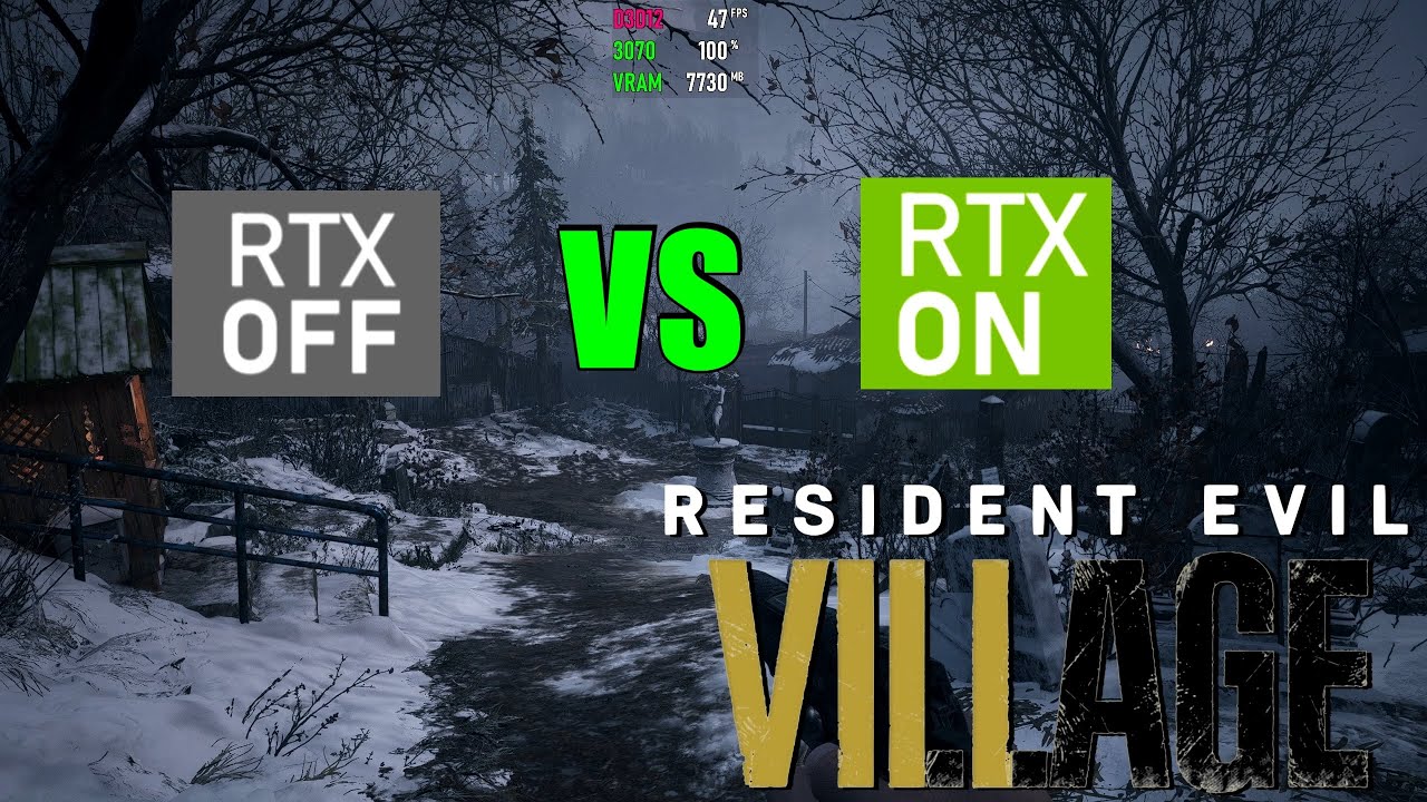 Resident Evil Village: RAY TRACING ON vs OFF