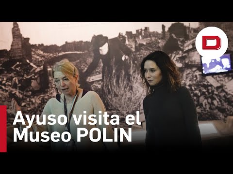 Ayuso visita el Museo POLIN y conoce la historia del pueblo judío en su viaje a Polonia