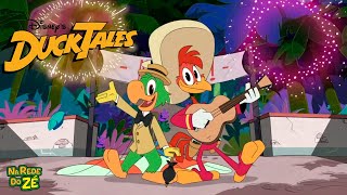 Zé Carioca e Panchito chegando na festa da Flor - Ducktales 2018