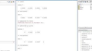 bf   Matlab Essential Skills   Sect 31   Applying Math Functions to Elements of a Vector
