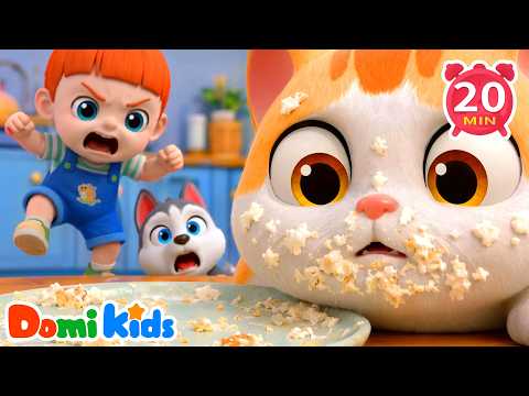 Meow and Play with the Cute Cat 🐱 | Pet Friends | Kids Songs | Domi Kids Animal Party