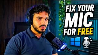 Make Your Mic Sound PROFESSIONAL for Free - Windows Noise Suppression Guide