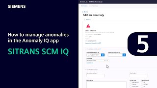 SITRANS SCM IQ: How to manage anomalies in the Anomaly IQ app screenshot 4