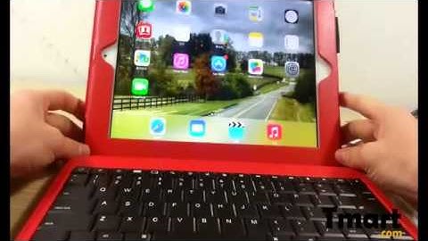 Bluetooth 3.0 Wireless Keyboard with Detachable PU Leather Case for iPad