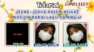 Tutorial jedag-jedug kalem cermin pakai lagu 'Oh Angin'✨ Tulisan Getar Berair!!