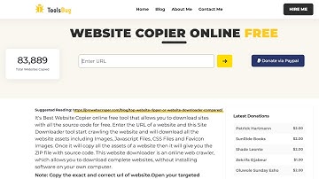 Copy Any Website Online For Free - Website Copier - 2021