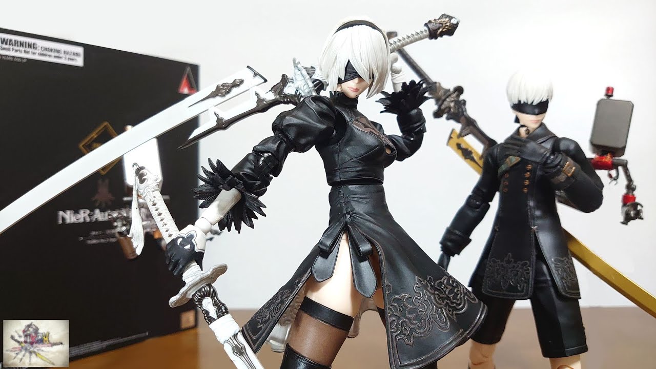 ニーア オートマタ PLAY ARTS改 2B 9S DX版 フィギュア