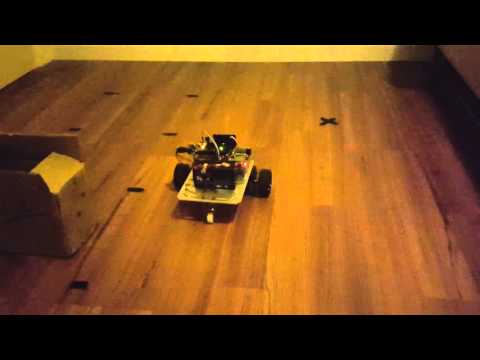 Robot moving by wavefront algorithm