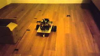Robot moving by wavefront algorithm