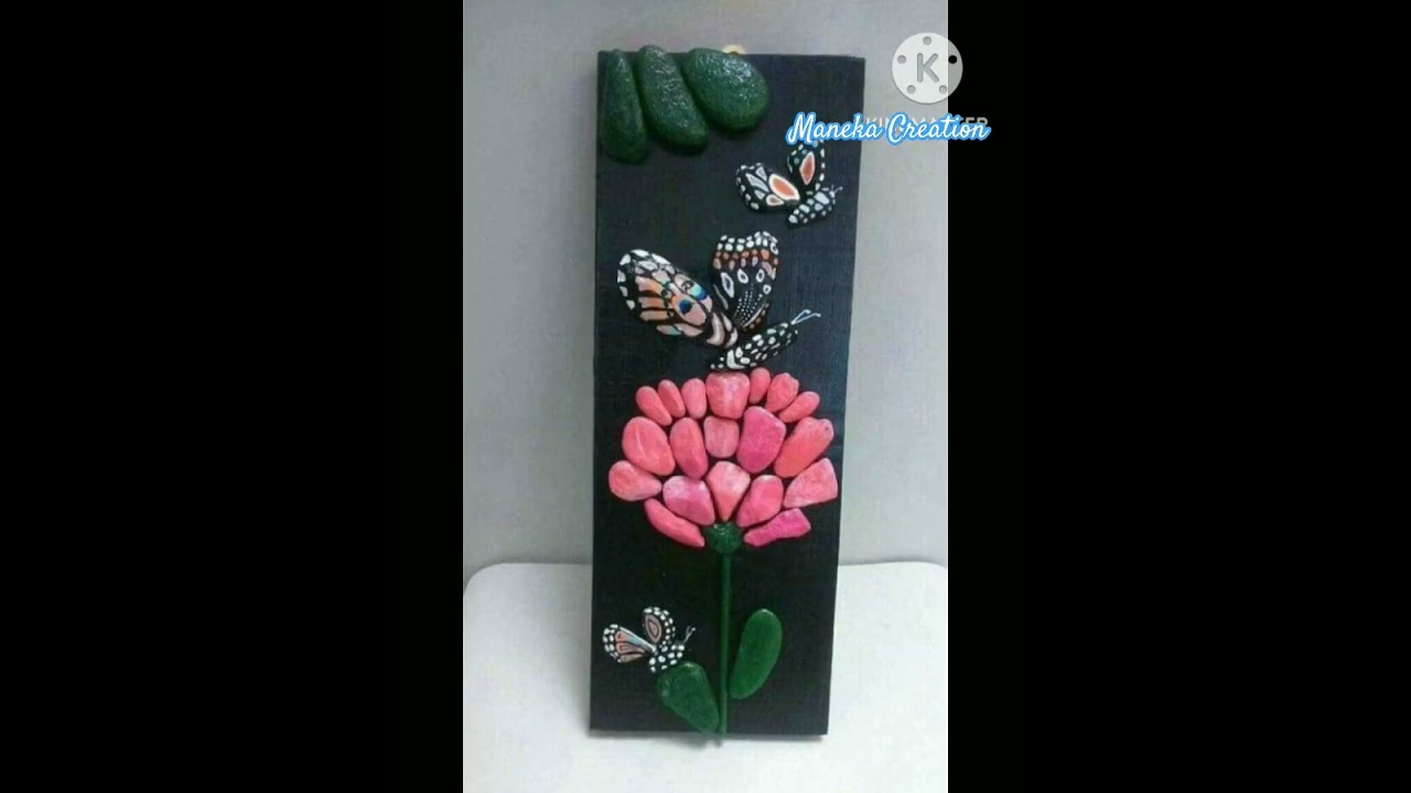 Pebbles art painting | paint your thoughts into colours | pebbles crafts |