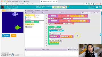 Unit 3 Lesson 12: Sprite Movement (Bubble 9)