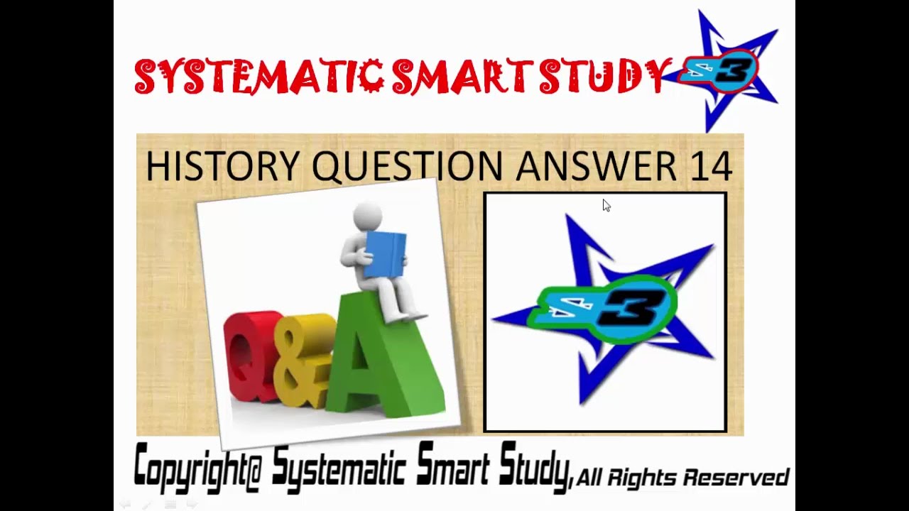 HISTORYQUESTIONANSWER14ENGLISH YouTube