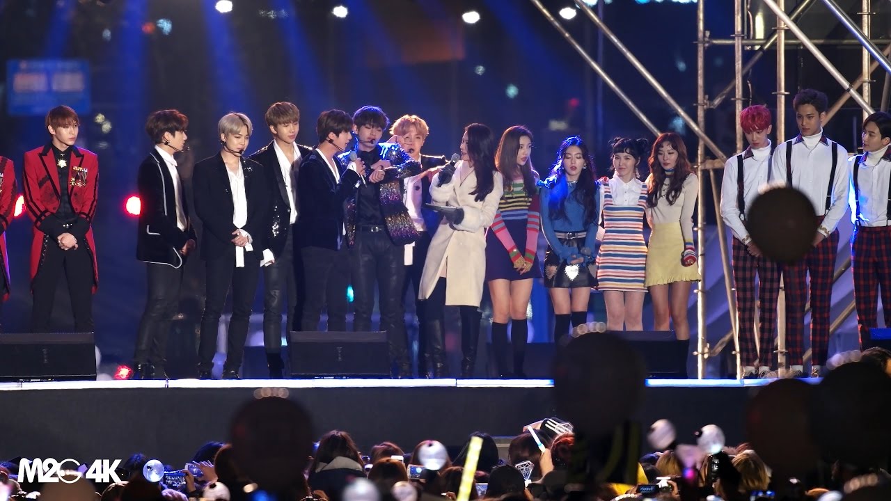 [직캠] 161231 가요대제전 영동대로 - 방탄소년단 BTS 레드벨벳 신년 카운트다운 4K