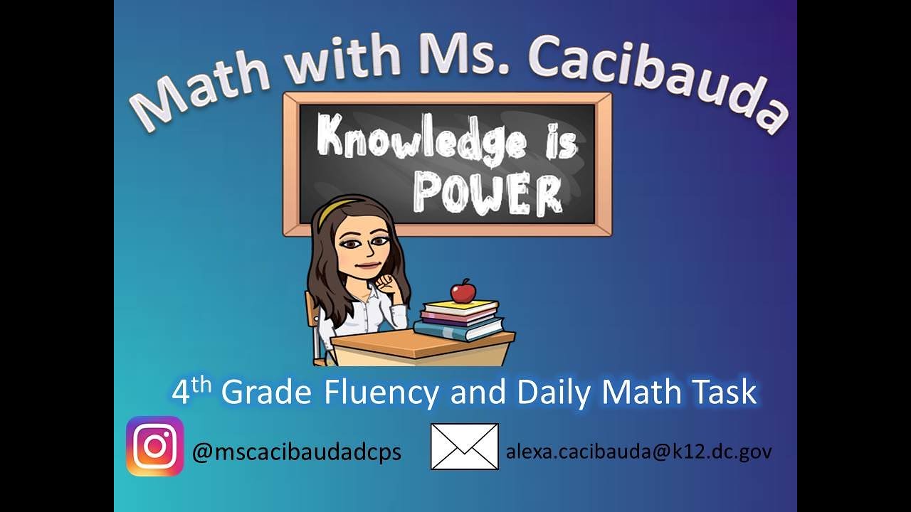 4th Grade, Week 7, Day 2 - YouTube