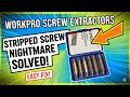 WORKPRO 6PCS Stripped Screw Extractor Set Review #reviews #tools