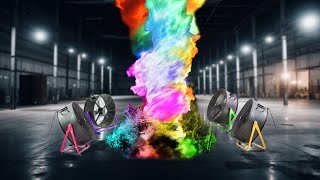 (Giant) Multi Colored Fire TORNADO!