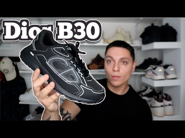 A closser look at Dior B30 Trainers Real VS Fake 🫠