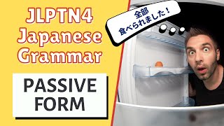JLPT N4 Japanese Grammar Lesson: How to Use Passive Form in Japanese 日本語能力試験 文法