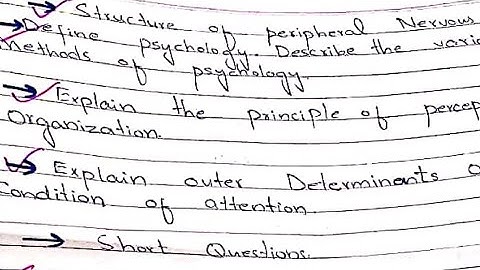 Gcuf past papers questions answers of Psychology of Bs math 4 semester