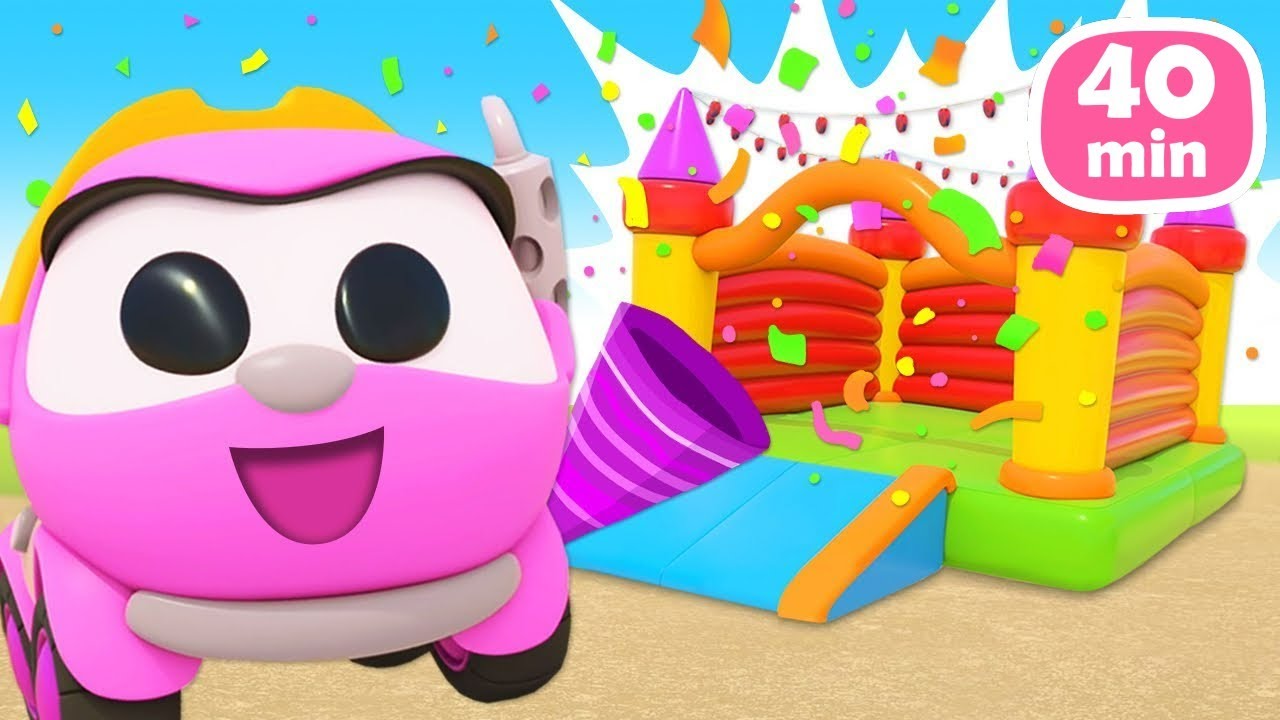 Çizgi film. Küçük kamyon Lea ile eğlenceli videolar. Bebek videoları.