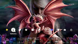 Anne Stokes: Dragonkin Dynamic Theme - PS4